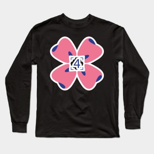 Tooth Flower circle pattern for Dental logo design. Dental care logo design. Long Sleeve T-Shirt